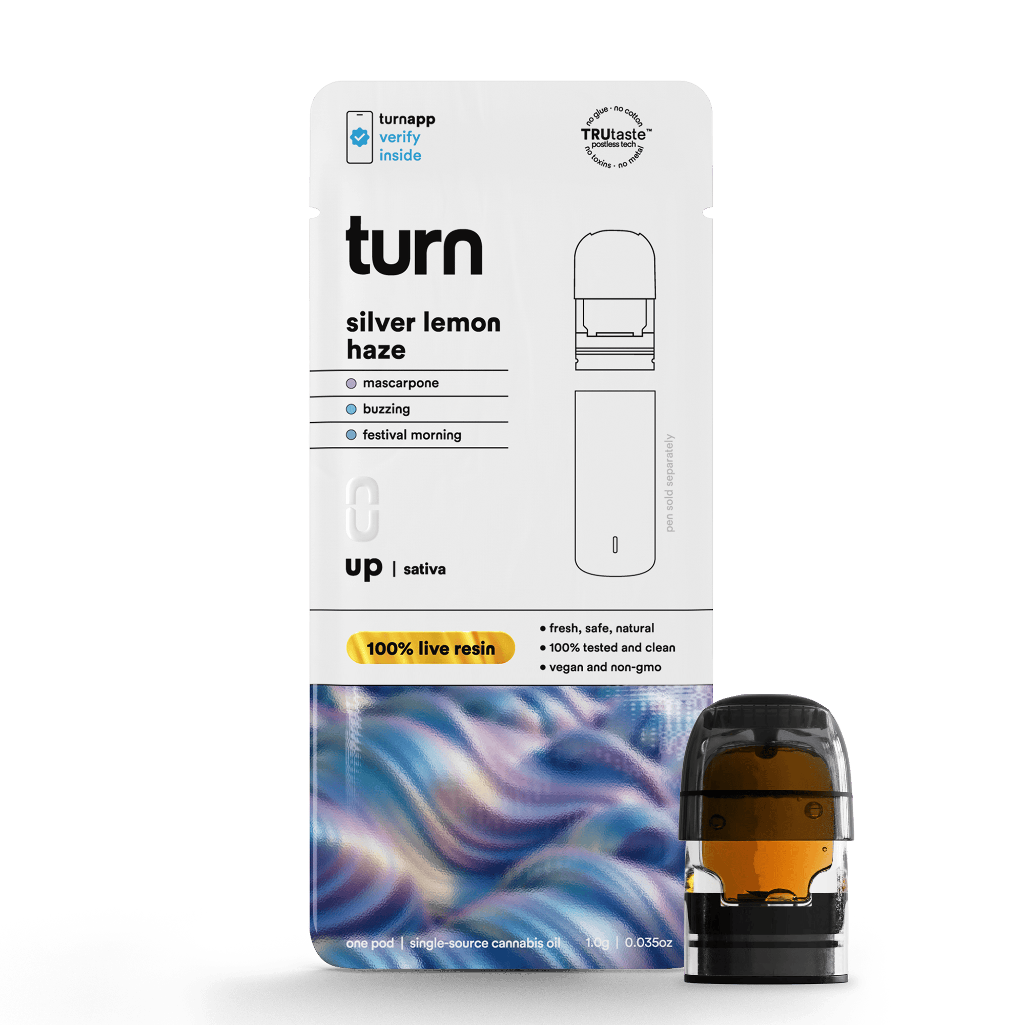 Turn | Reload Pod | Silver Lemon Haze | Live Resin
