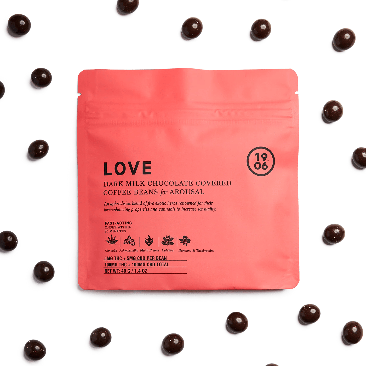 Coffee | Coffee Beans Bag Dark Milk Chocolate Love Arousal 1 1 T