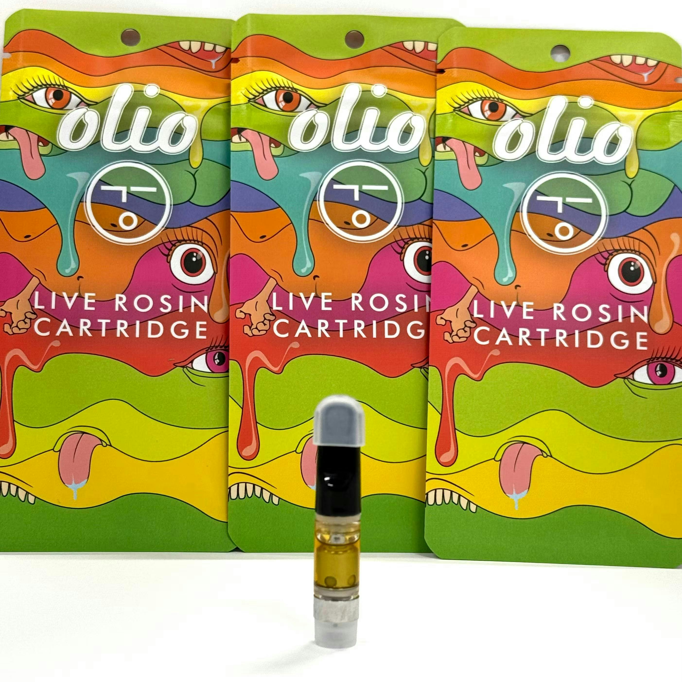 Olio | Live Rosin 510 Cartridge Jelly Roller Indica Hybrid 5g