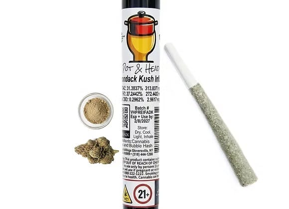 Pot Head | Hash Infused Preroll Adirondack Kush Indica Hybrid